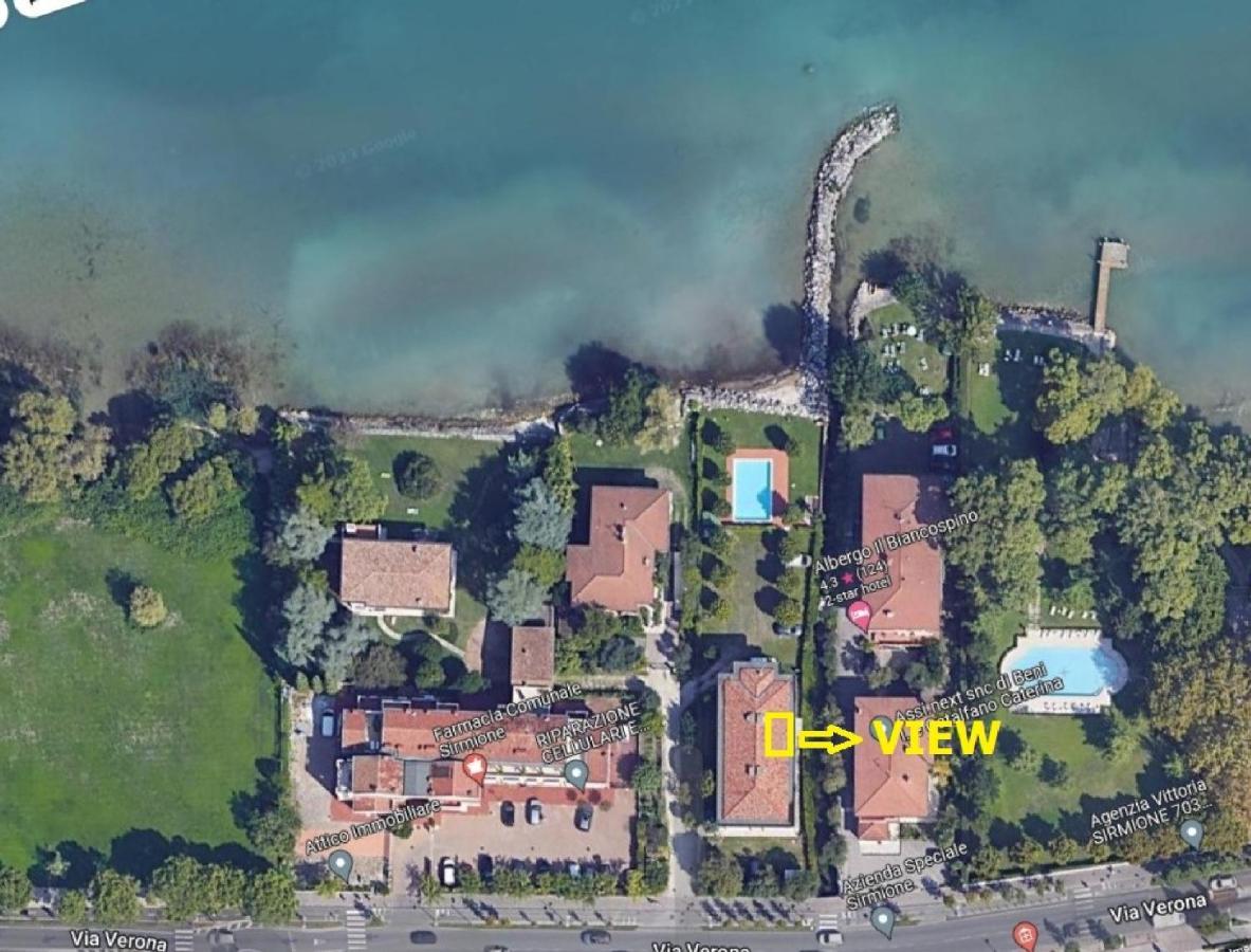 Casa Lugana 19 - Monolocale Con Piscina Direttamente A Lago Sirmione Exterior foto